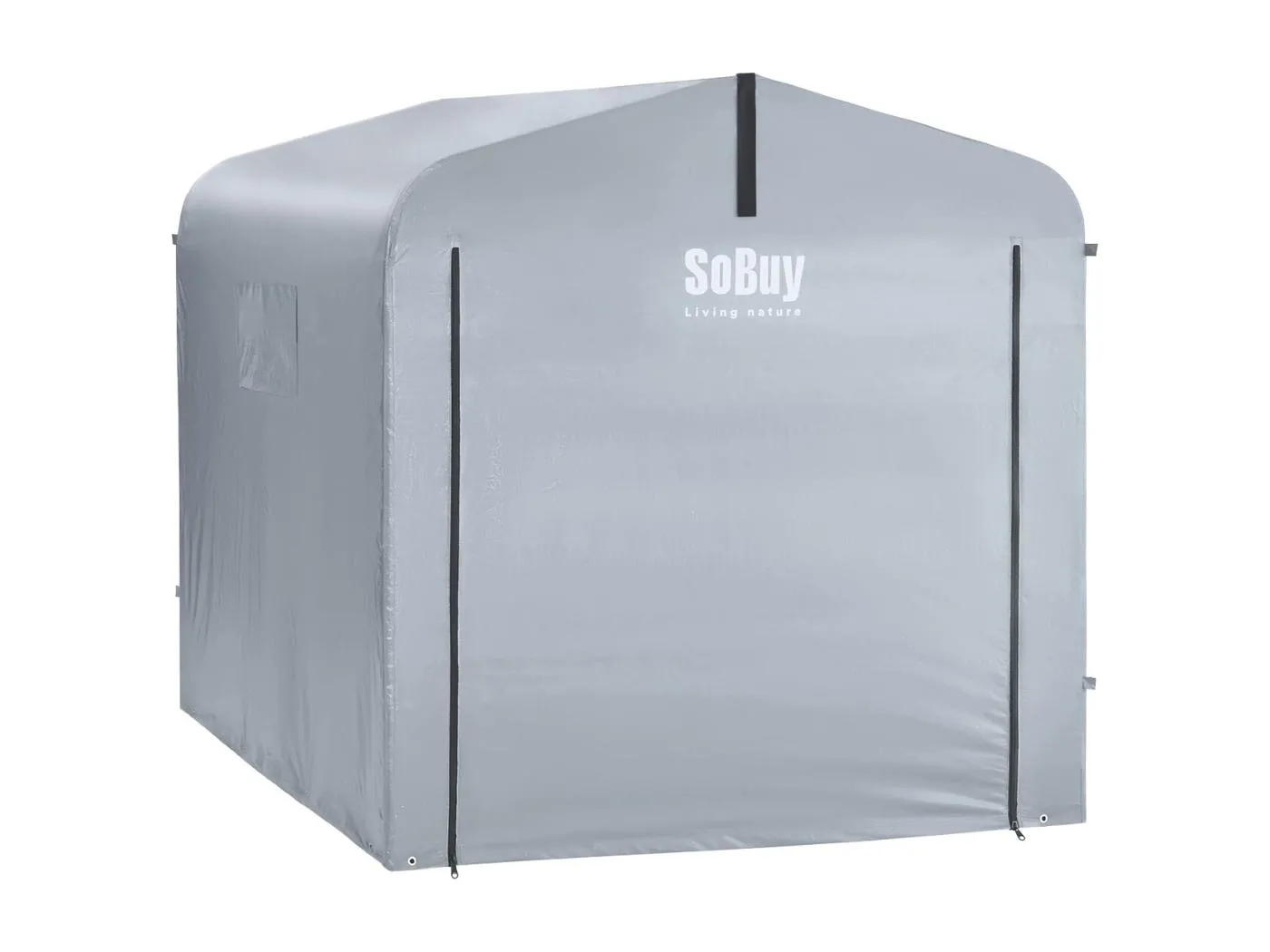 SoBuy SDA12-SIL - Wasserdichte Outdoor-Garagen-Ersatzfolie L178cm x B145cm x H160cm