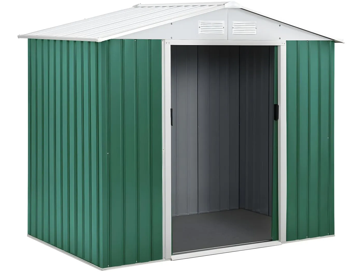 Gerätehaus aus Metall "Rosas" - 2,71 m² - Grün