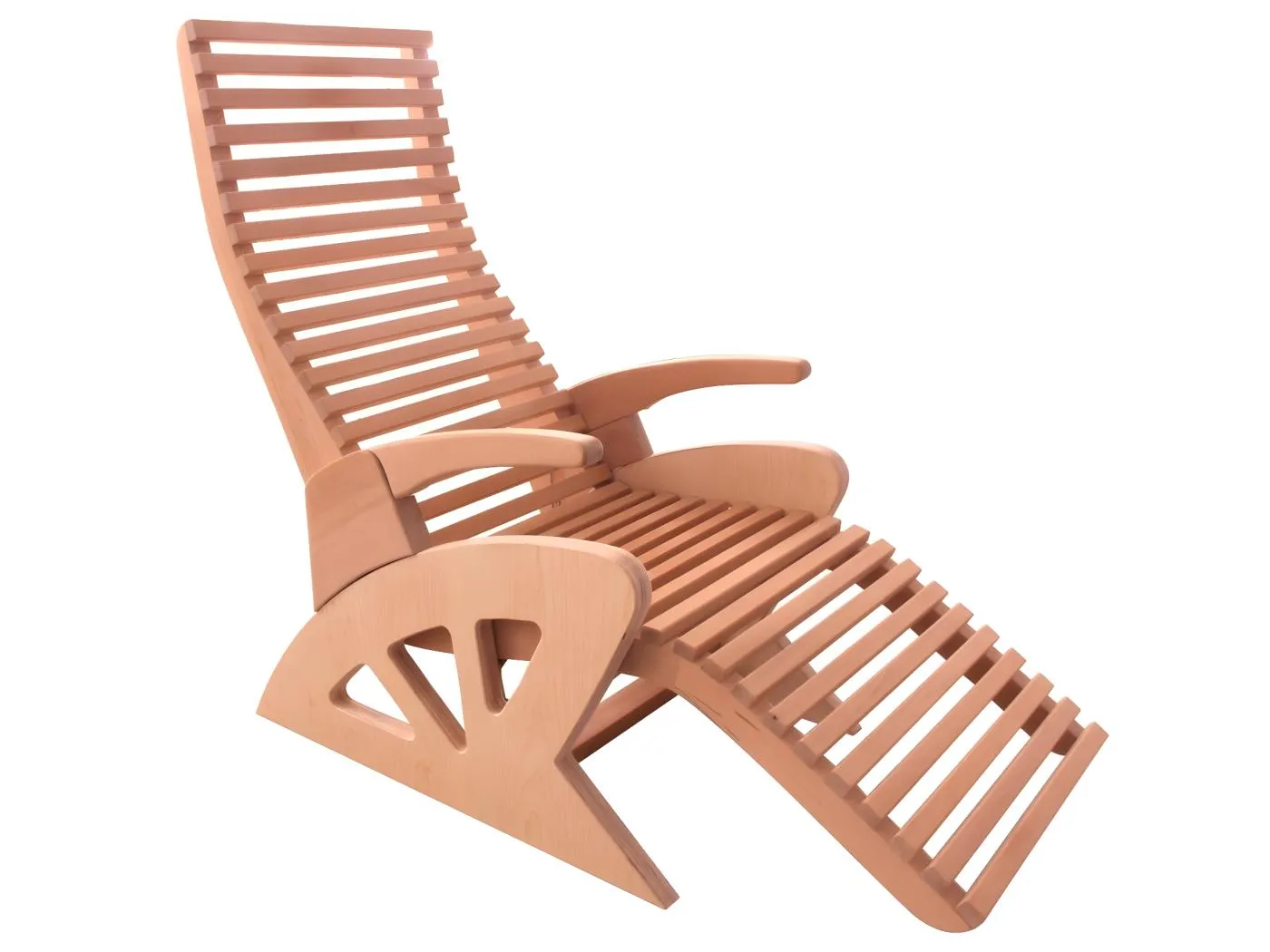 Holl's Relax-Sessel Alto Komfort - Wellness - Fichte - 158x110x60cm - Sitz und Rückenlehne verstellbar