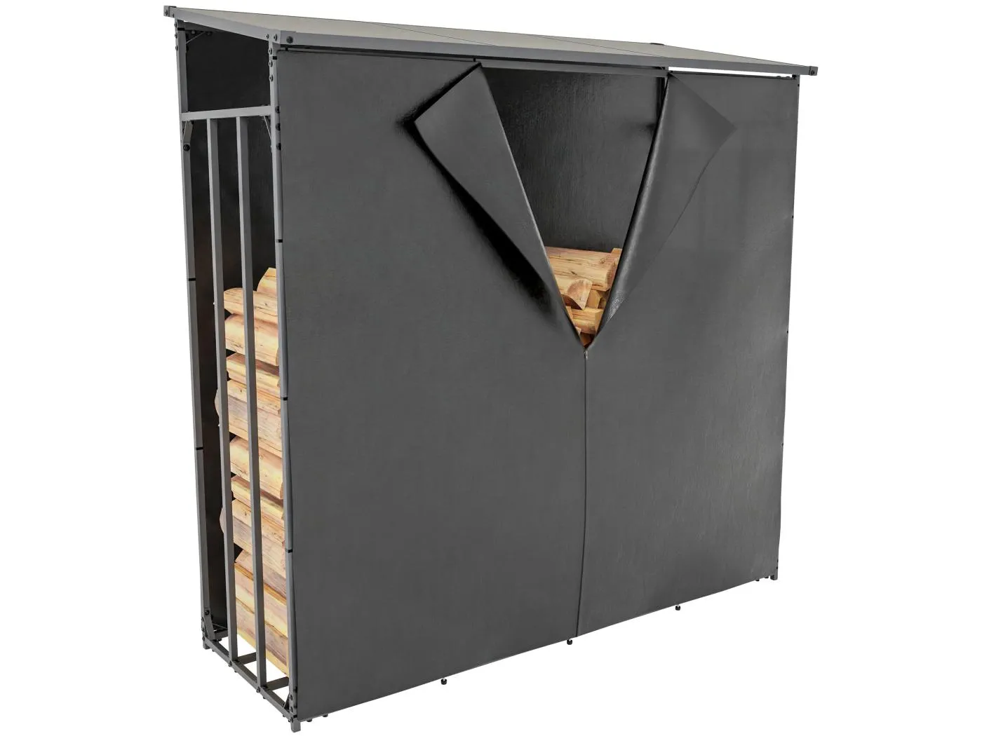 Abdeckhaube - Kunststoff - 185 x 185cm - schwarz - Ruston