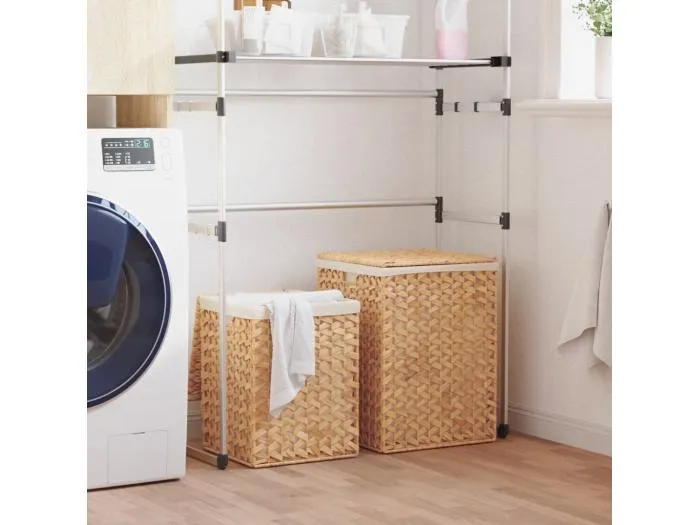 Wäschekörbe 2 Stk. Wasserhyazinthe