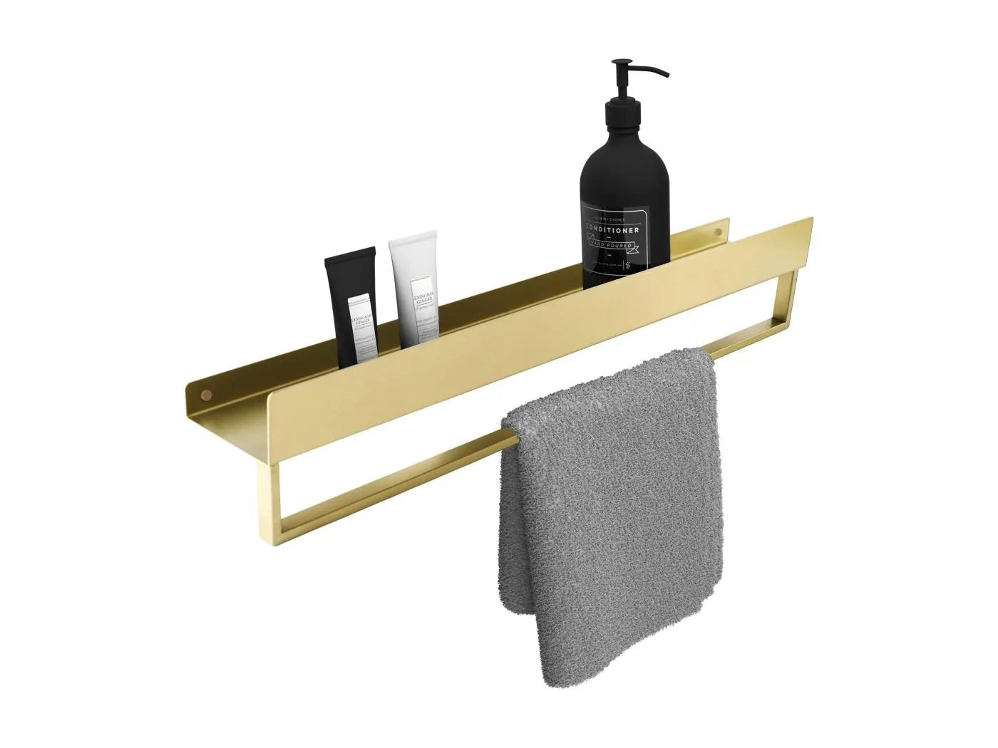 Badezimmerregal Rea Sf01-600-Bg Brush Gold