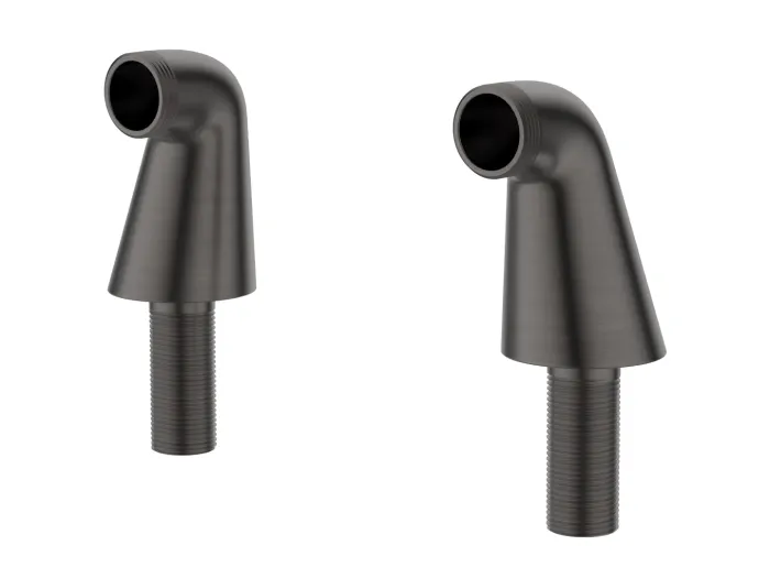 Standfuß für Wannenrandarmatur in Gunmetal Essebagno