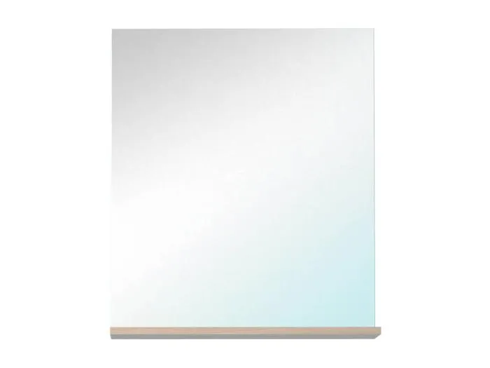 Spiegel GREELEY mit Eiche-Regal für modernes Badezimmer