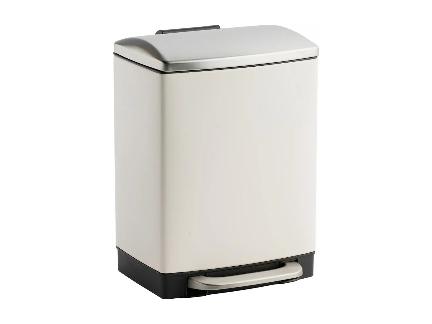 Abfallbehälter Bayan Mittelsilber 31.5 x 22 x 22.5