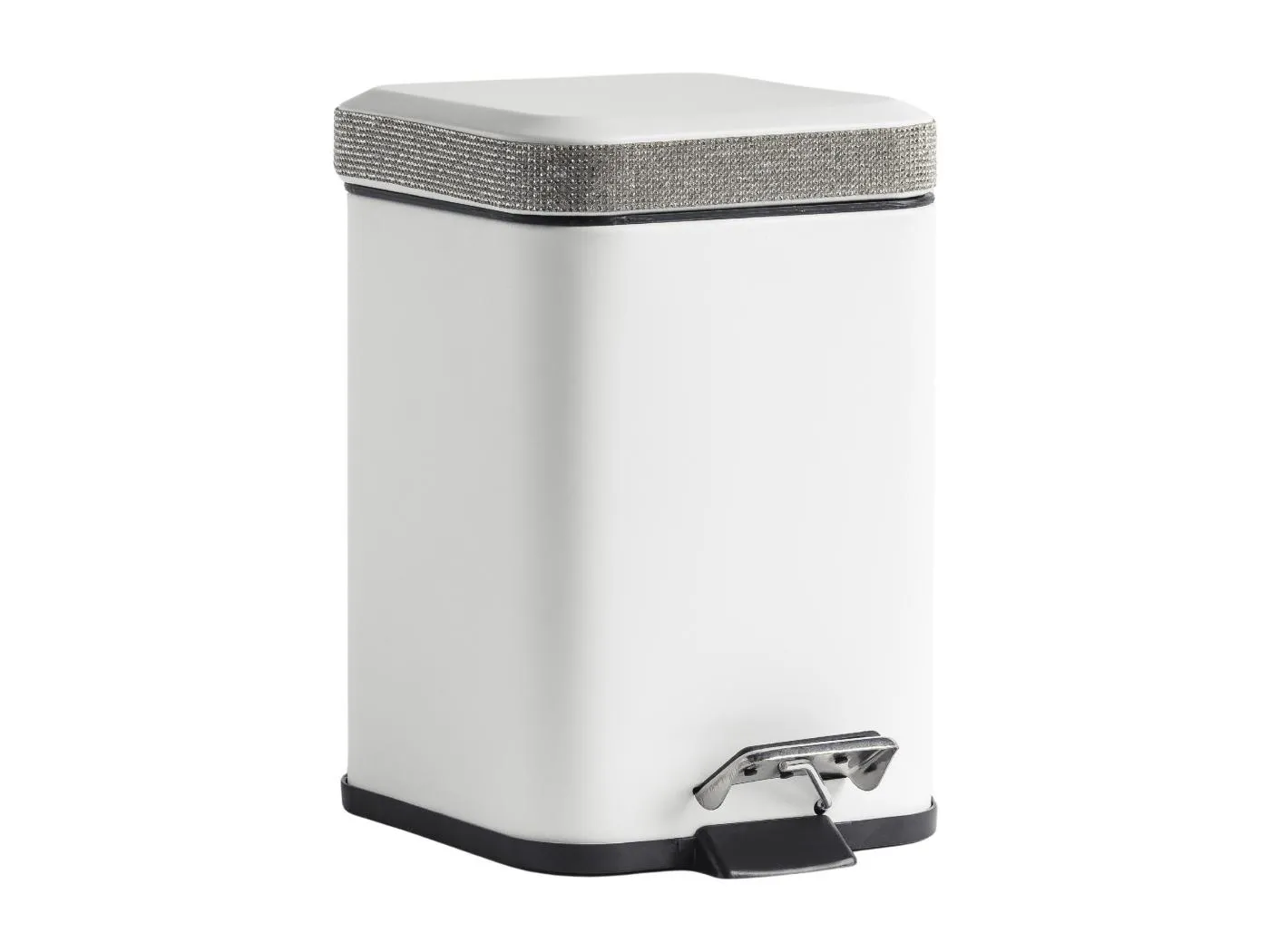 Abfallbehälter Foyer mittelweiß 25 x 16 x 22