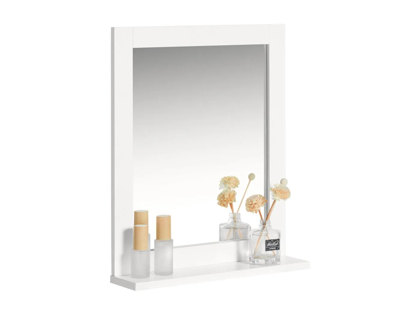 Badspiegel FRG129-W 40 x 50 x 10 cm Weiß