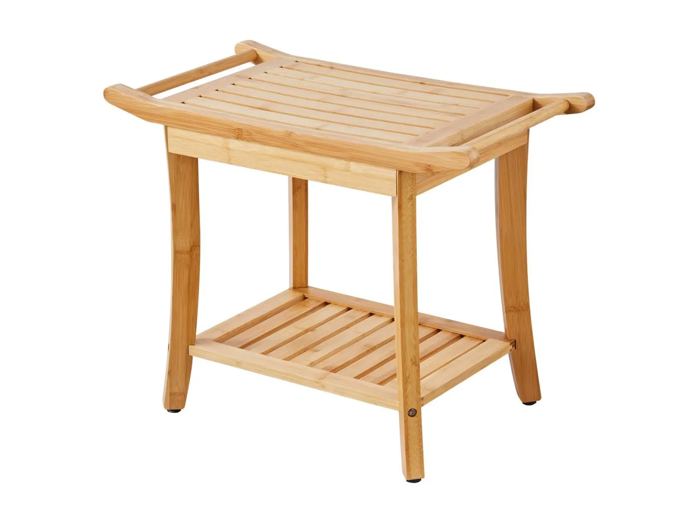 Duschenstuhl aus Polyholz SucceBuy, 61 x 35 x 49 cm, Badezimmertstuhl