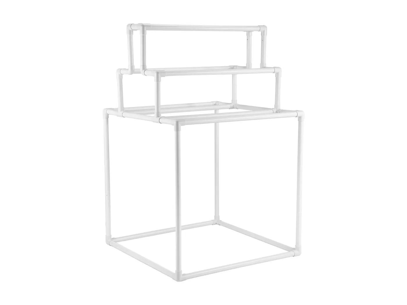 Handtuchhalter SucceBuy, Außentuchhalter aus PVC für Pool, 8 Stäbe, Spa, Badezimmer, Weiß