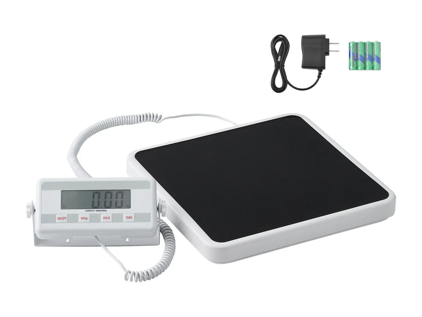 Medizinische Personenwaage, SucceBuy Professionelle Waage 250 kg - Große Rutschfeste Plattform, Digitales Display, Klinische Verwendung