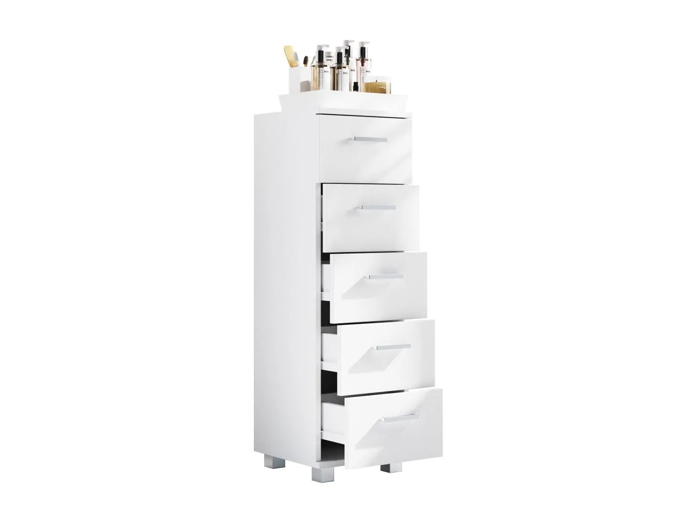 Holz Badmöbel Schubladen Badschrank Kommode Zalo M