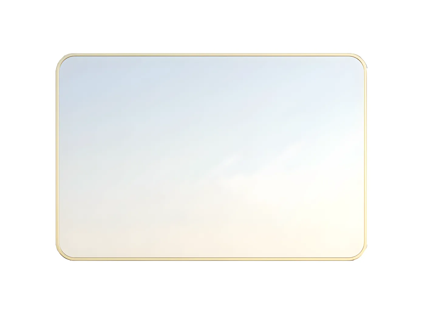 Musea Spiegel 80x60 Gold gebürstet Essebagno