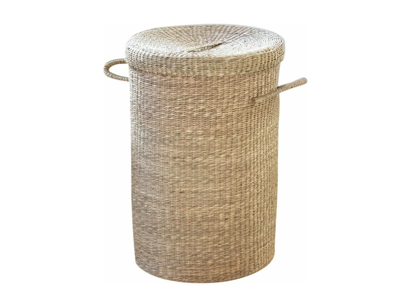 Wäschekorb aus natürlichem Seegras