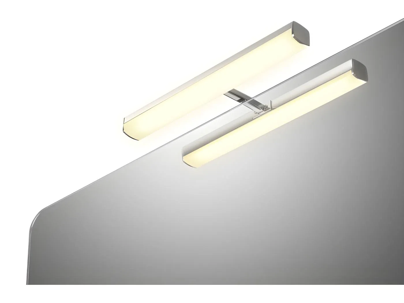 LED-Wandleuchte Badezimmer Ruth 6W 412lm 5500K mit rechteckiger Aluminiumstruktur IP44