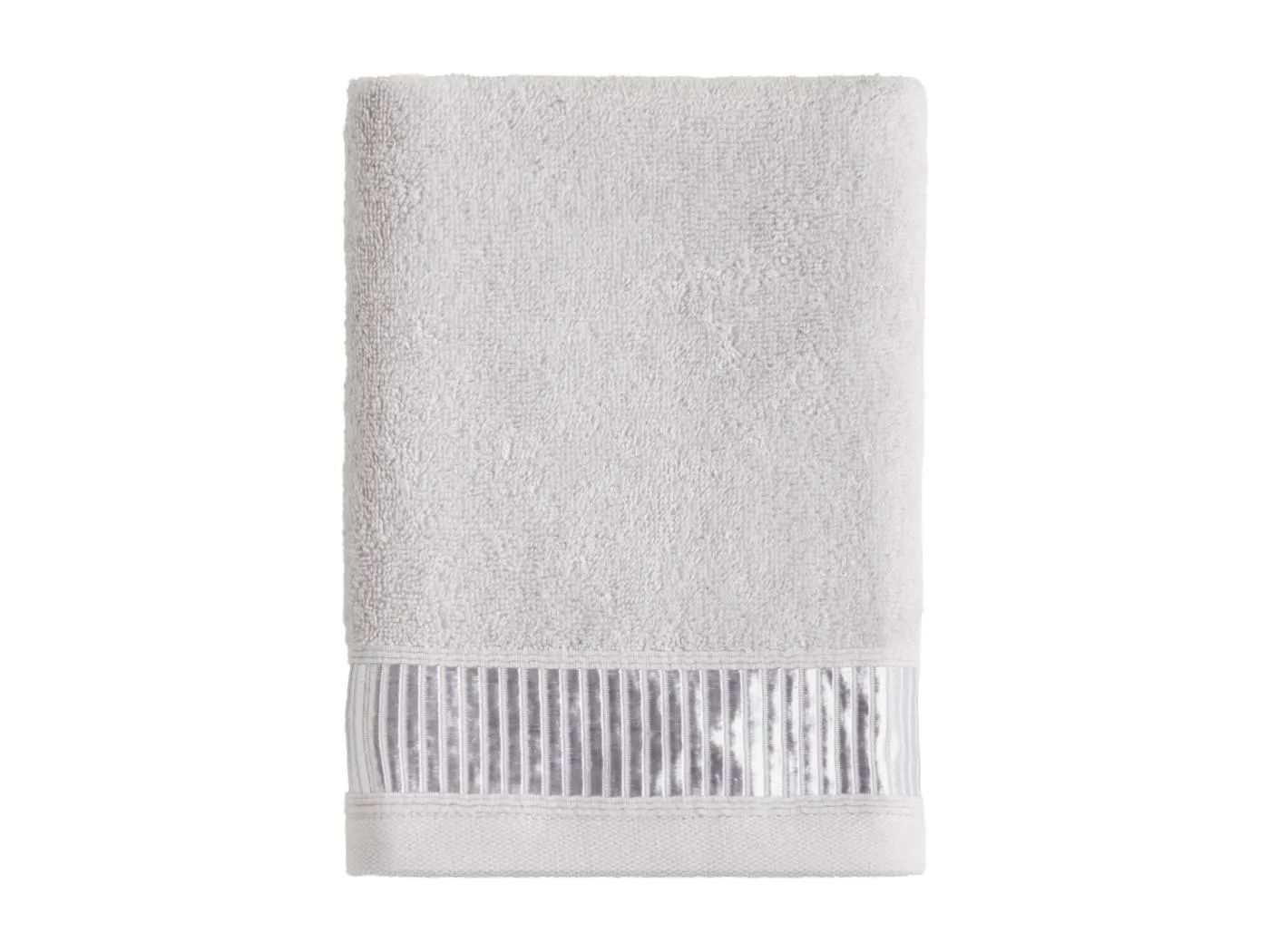 Badetuch Alicanty Hellgrau 50x90 Baumwolle