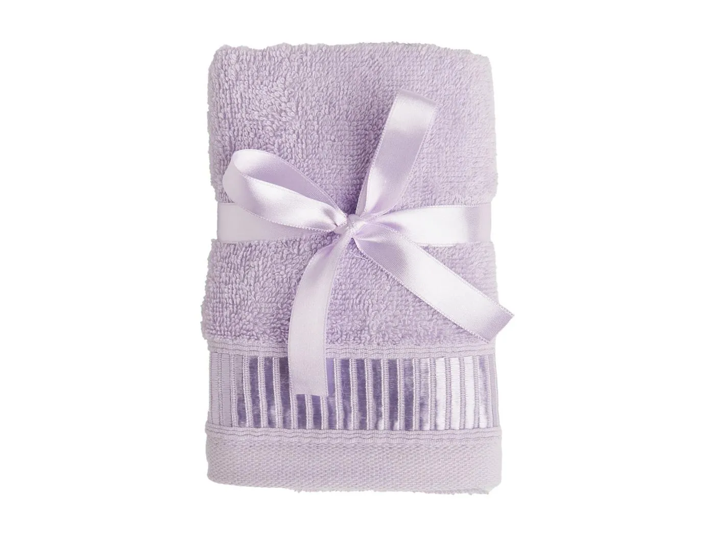 Badetuch-Set Alicanty hellviolett 30x50 cm