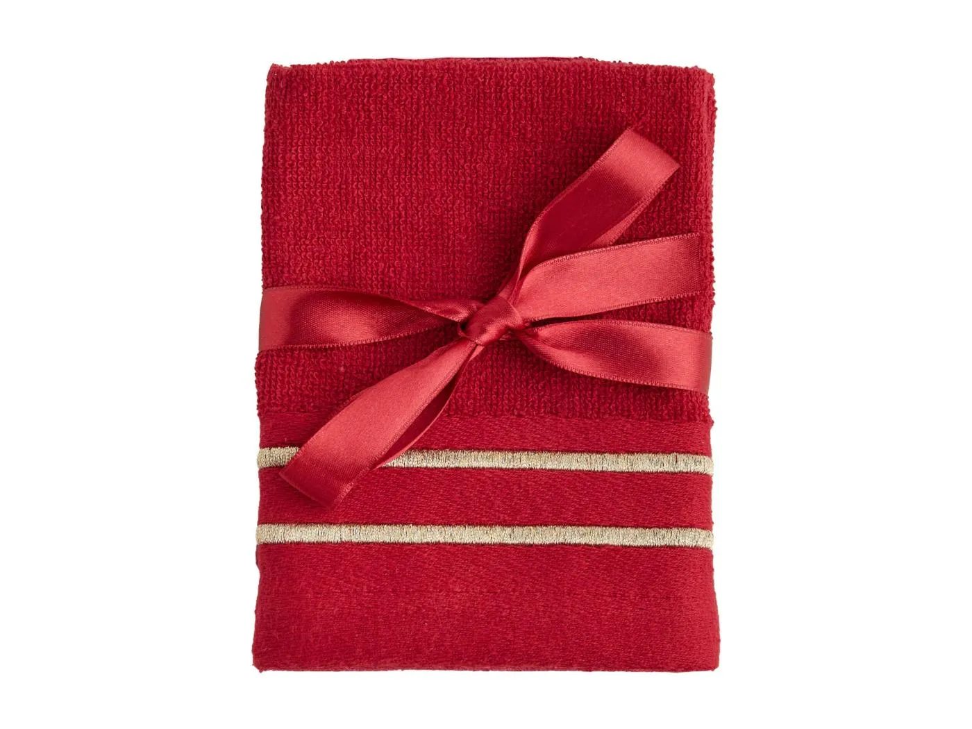 Badetuch-Set Aristo Dunkelrot 30x30