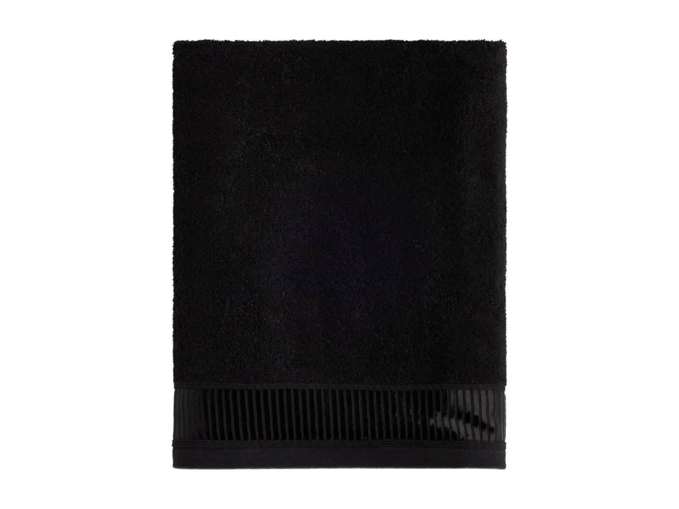 Badetuch Alicanty Mittelschwarz 70 x 130