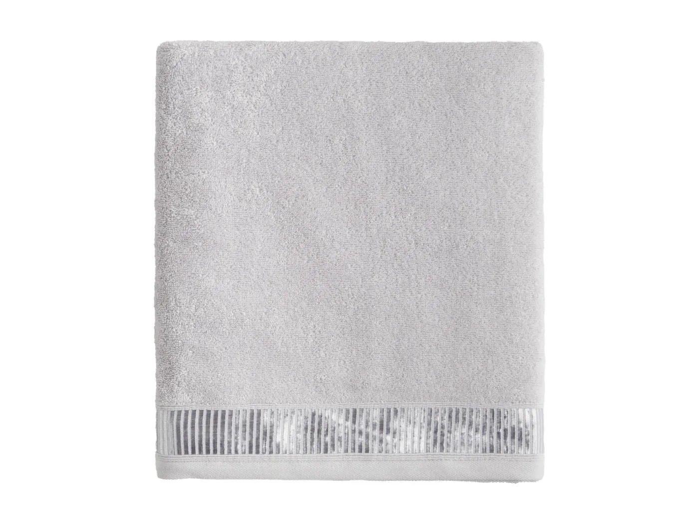 Badetuch Alicanty hellgrau 100 x 150