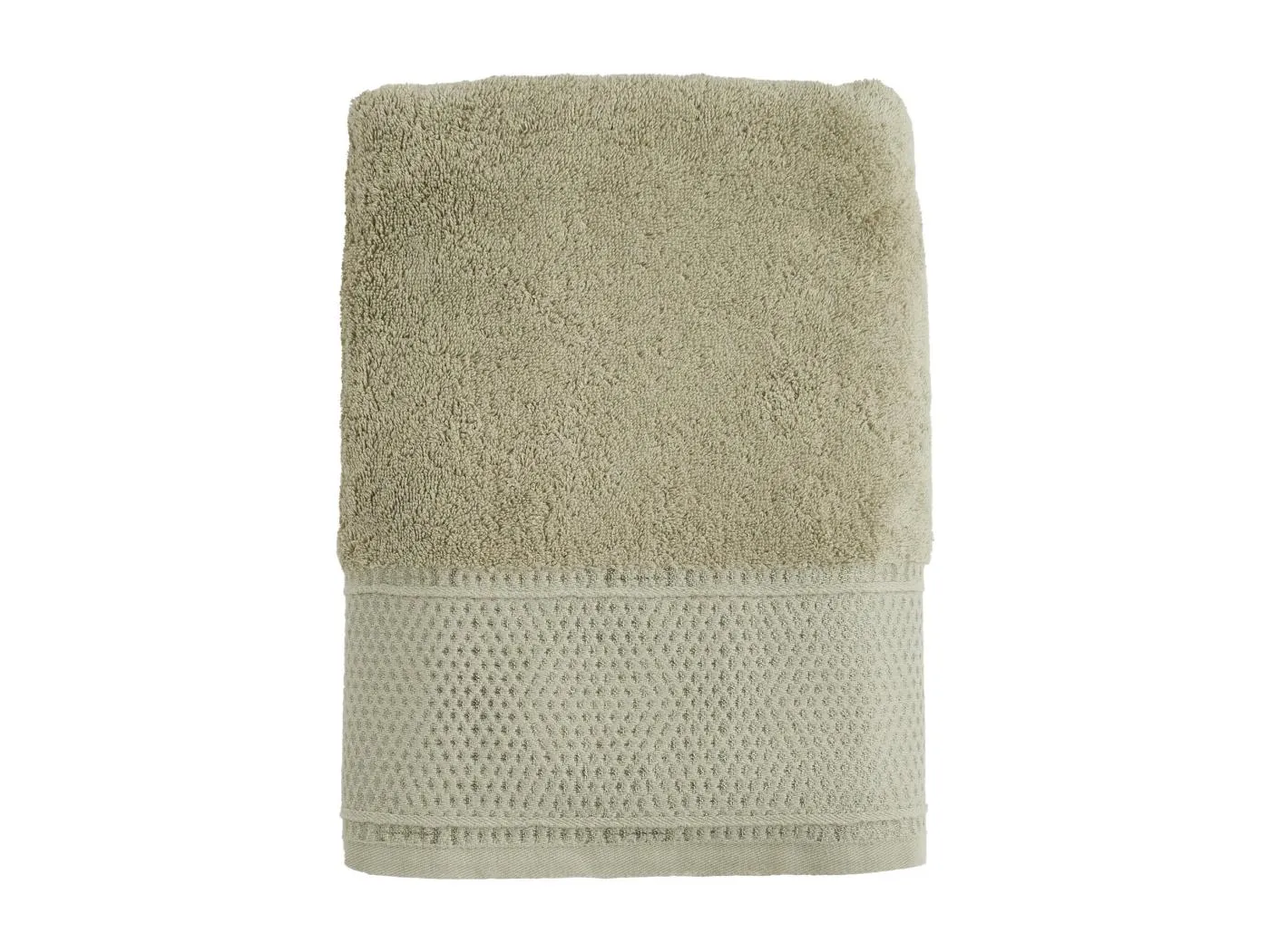 Handtuch aus ägyptischer Baumwolle Destello mittelgrün 70x130