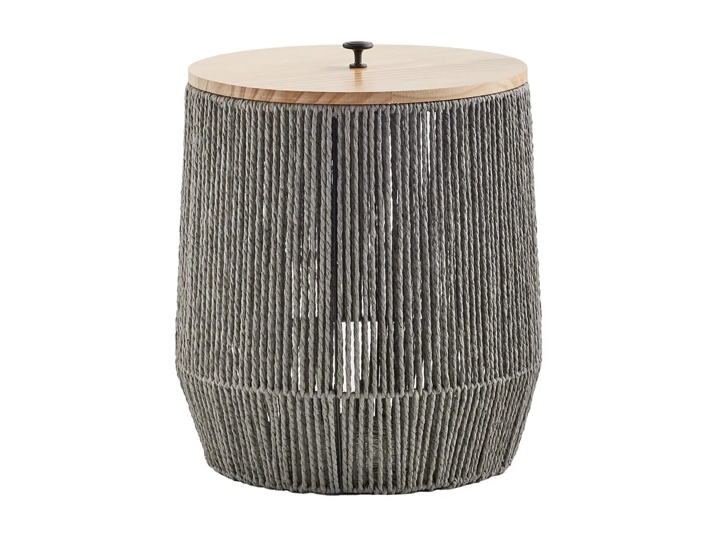 Wäschekorb Anielii mittelgrau 40 x 34 cm