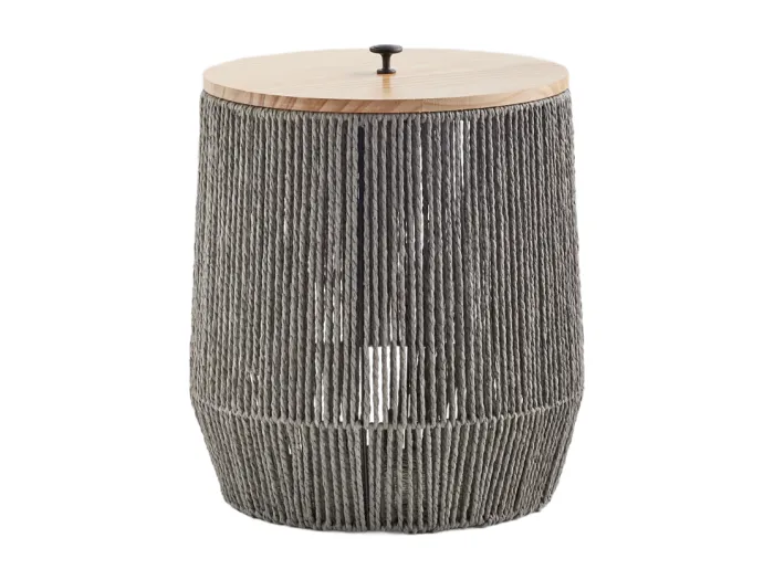 Wäschekorb Anielii mittelschwarz 44x40