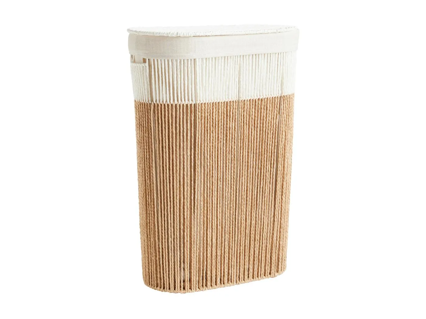 Wäschekorb Isles mittelweiß 60 x 22.5 x 42.7