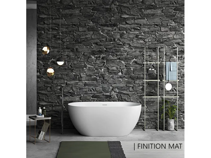 Freistehende Badewanne LISBON MATT 160 cm
