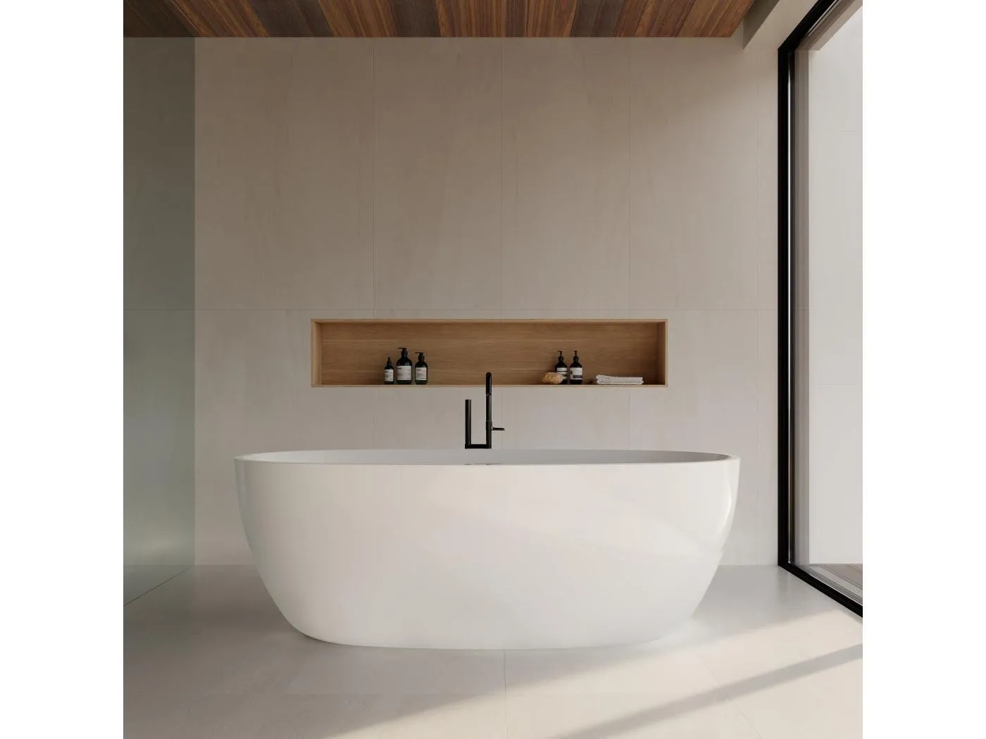 Freistehende Badewanne DENVER 150 cm