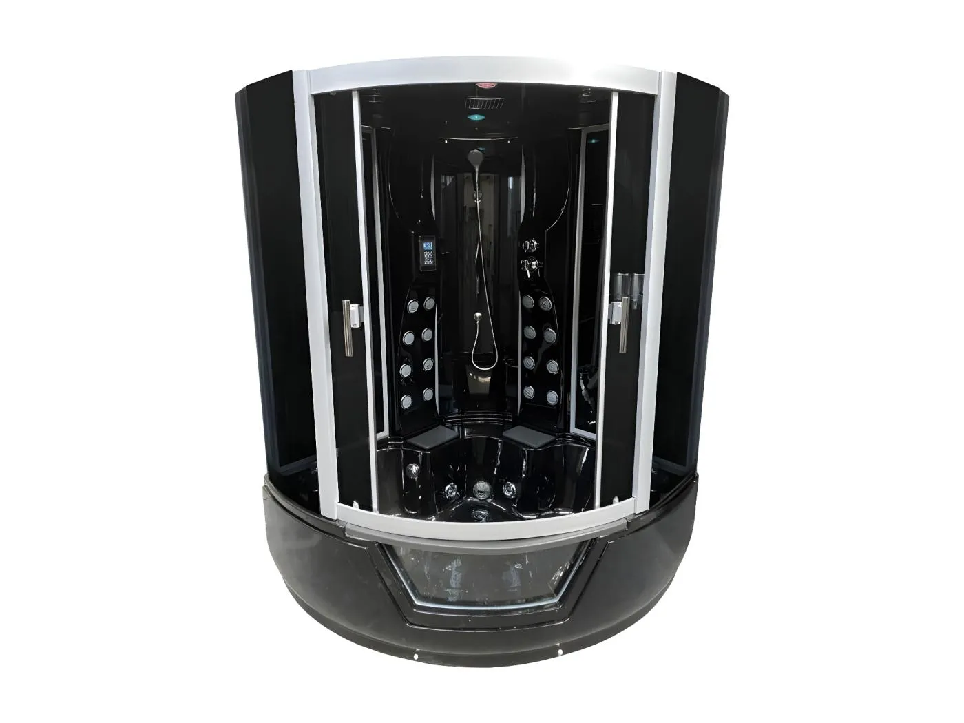 Duschbadewanne Schwarze 150 x 150 cm - Black Narciso