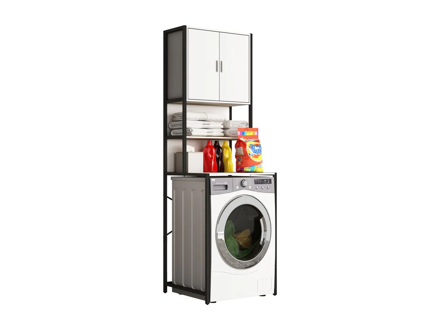 Waschmaschine Toilette Überbau Schrank Edino