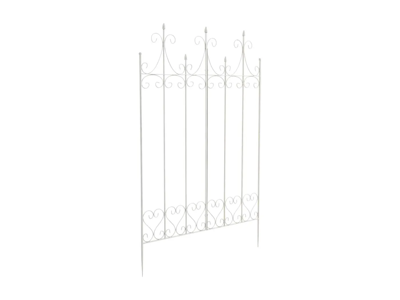 Rankgitter - Metall - weiß - Flieder