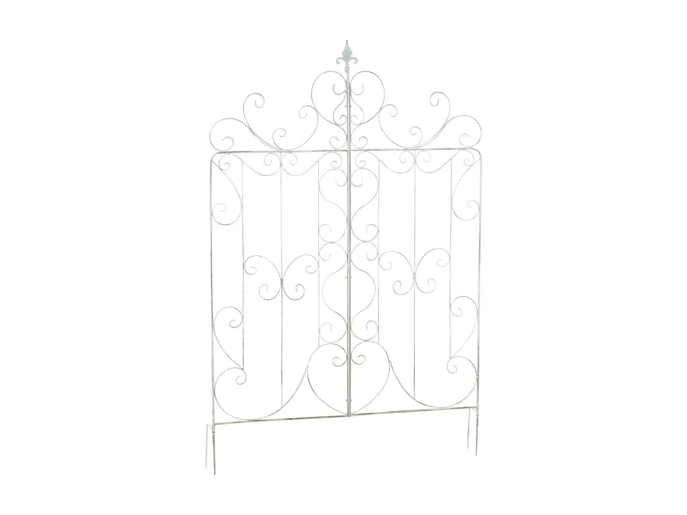 Rankgitter - Metall & natura - antik weiß - Mandevilla