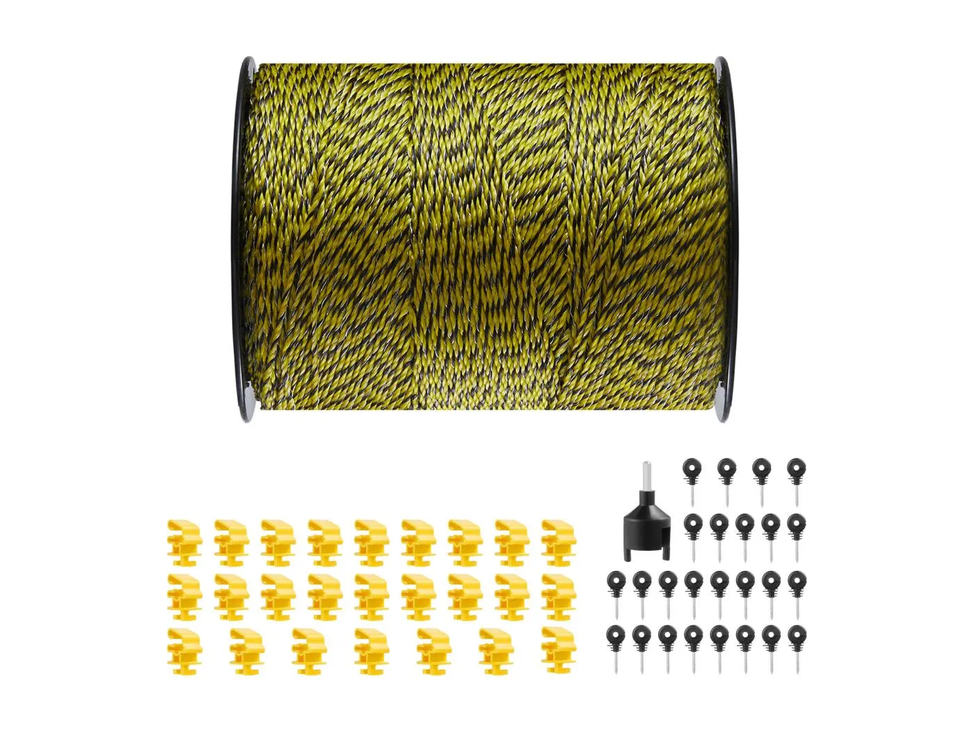 Zaun Draht SucceBuy 499,87 m 500 m Elektrischer Zaun Draht Polywire Für Pferde, Rinder Und Vieh