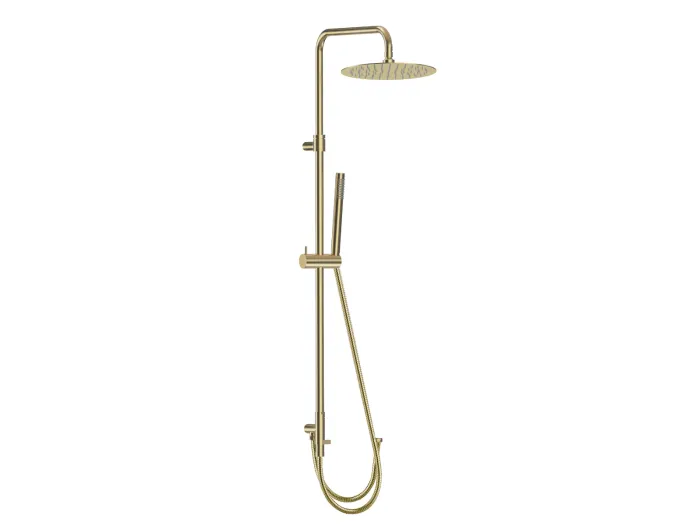 Luisa II Duschkopf gebürstetes Gold ohne Mischer Essebagno