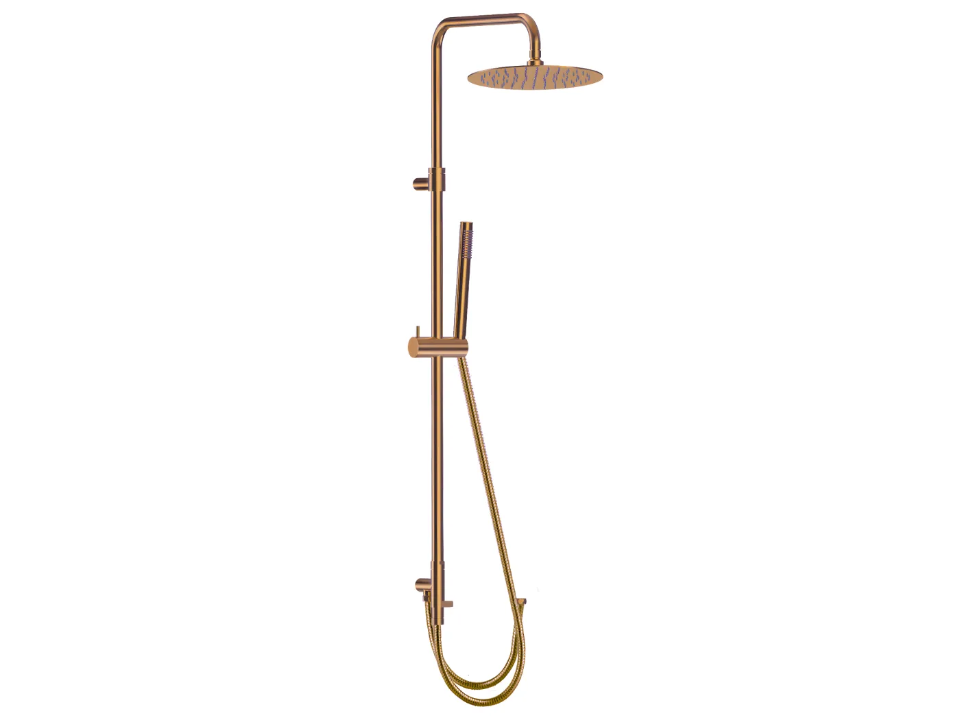Luisa II Duschsäule aus Kupfer ohne Einhandmischer Essebagno