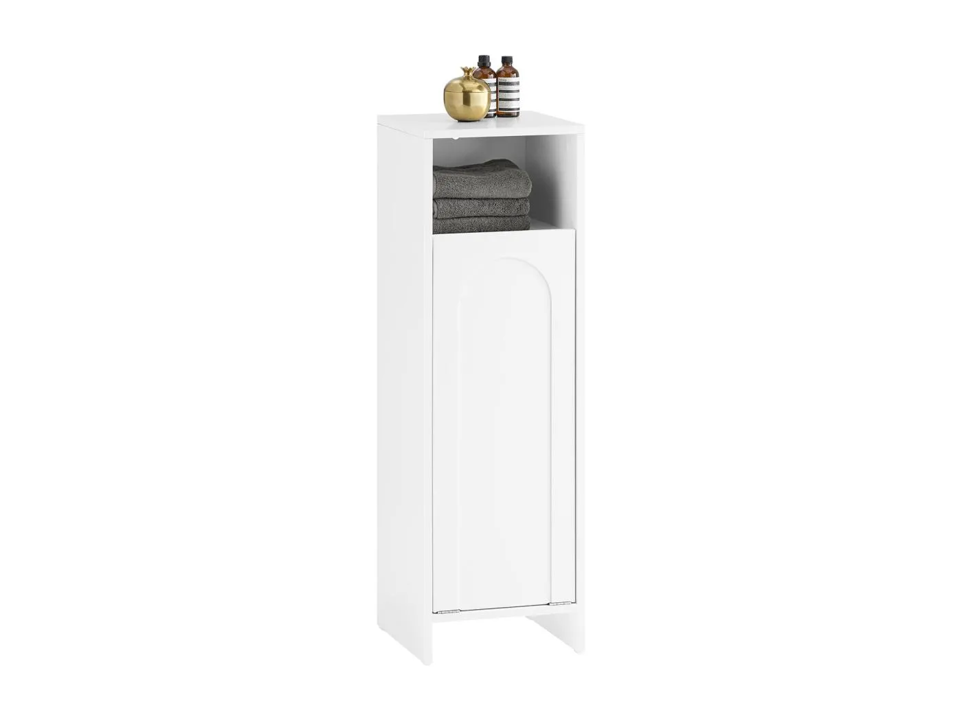 SoBuy Wäscheschrank BZR161-W