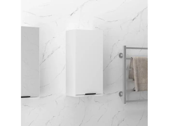 Wand-Badschrank Weiß 32x20x67 cm