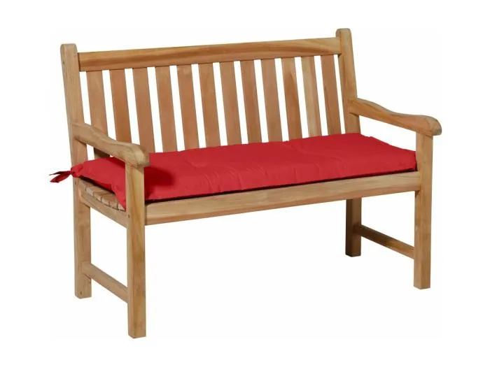 Bankauflage Panama 120x48 cm Ziegelrot