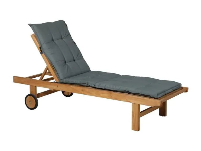 Auflage für Sonnenliege Basic 200x60 cm Grau