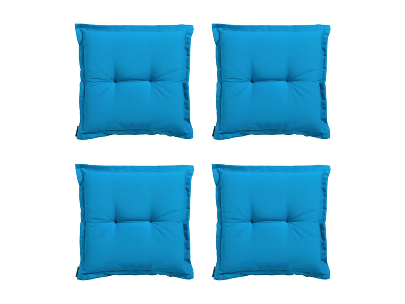 Sitzkissen Panama aqua - Ca. 50x50 cm - 4er Set