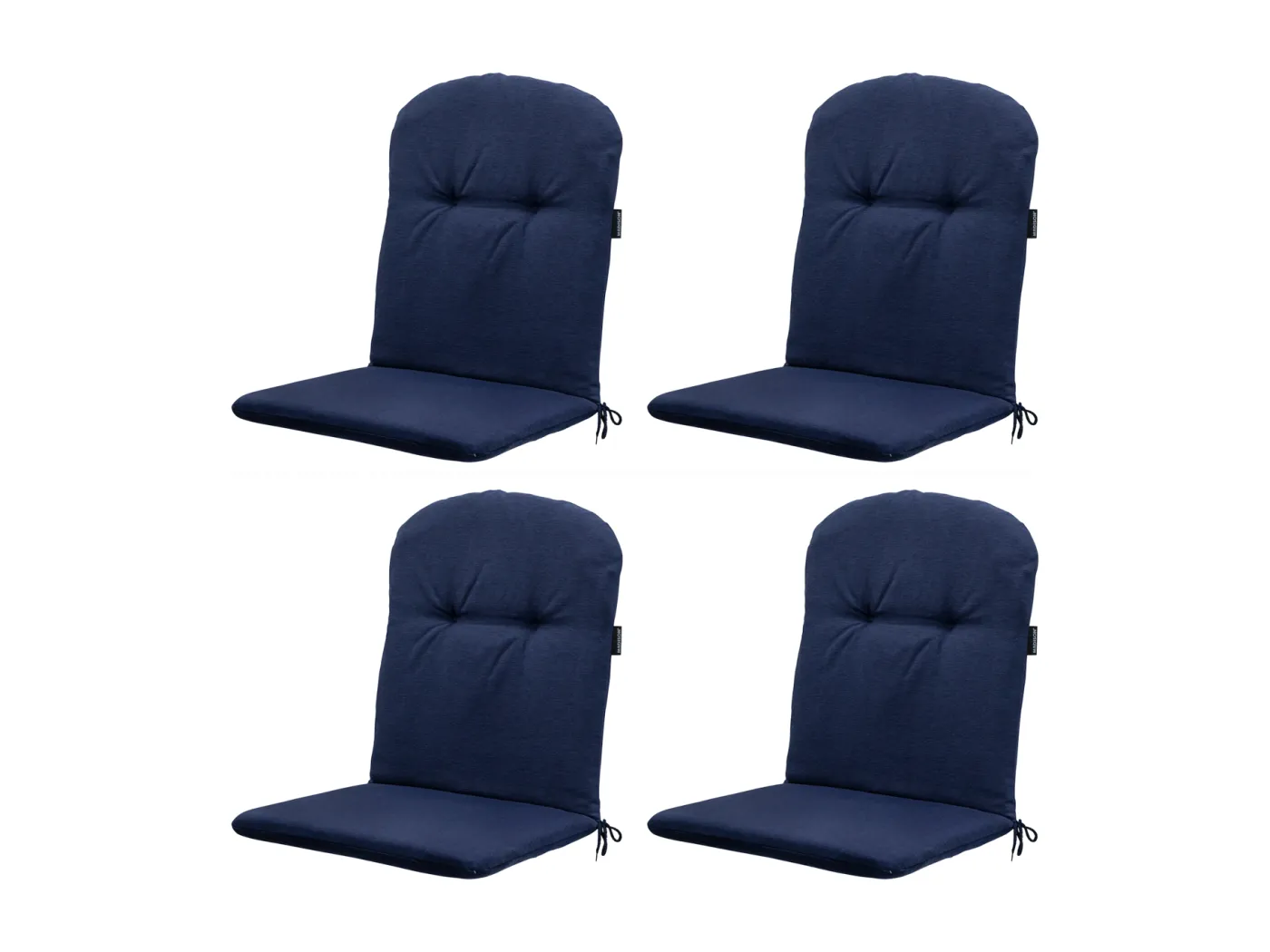Tub Chair Kissen High Back Panama indigo - Ca. 96x45 cm - 4er Set