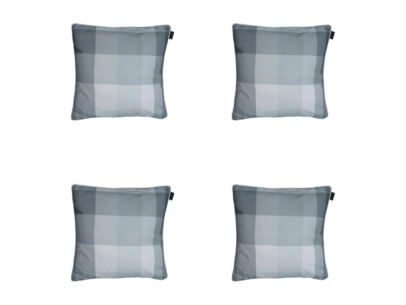 Dekokissen Sya grau - Ca. 50x50 cm - 4er Set