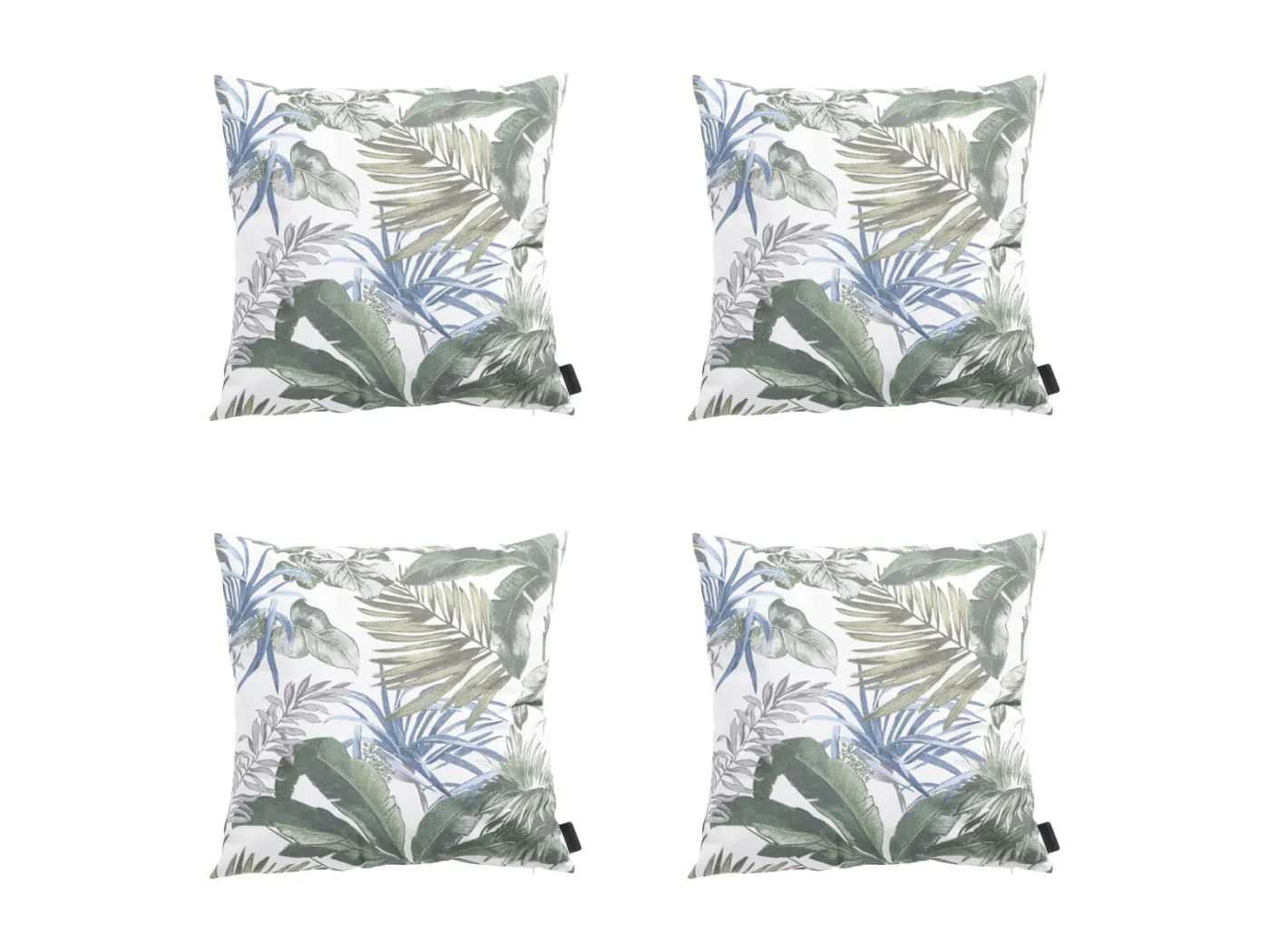 Dekokissen Bliss blau - Ca. 45x45 cm - 4er Set