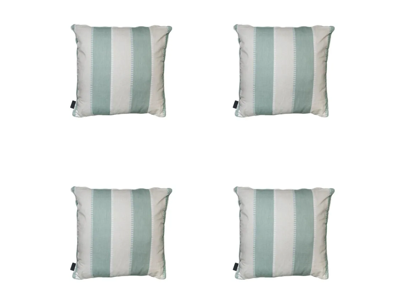 Dekokissen Banda khaki - Ca. 50x50 cm - 4er Set