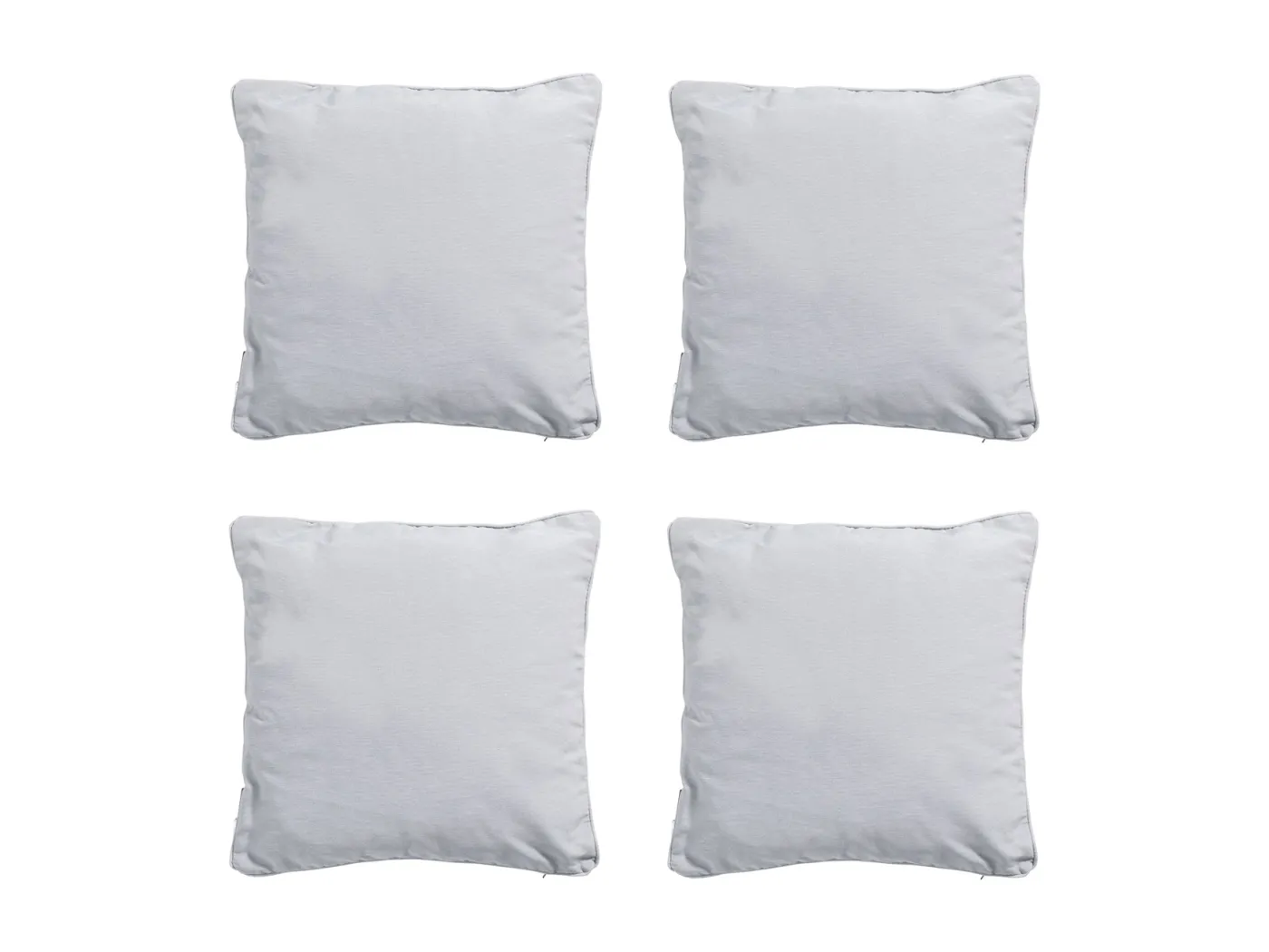 Dekokissen Panama hellgrau - Ca. 45x45 cm - 4er Set