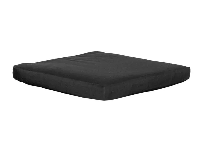 Alture Sitzkissen für Gartenstuhl schwarz.