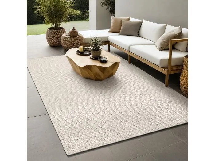 Teppich Maldive Outdoor Boho Design, Beige, 80 x 150 cm