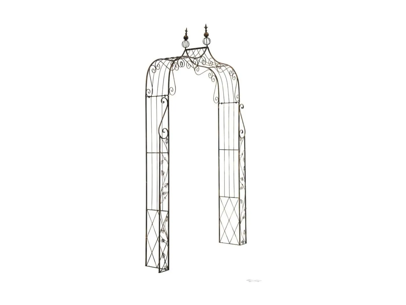 Rosenbogen - Metall - bronze - Aurora