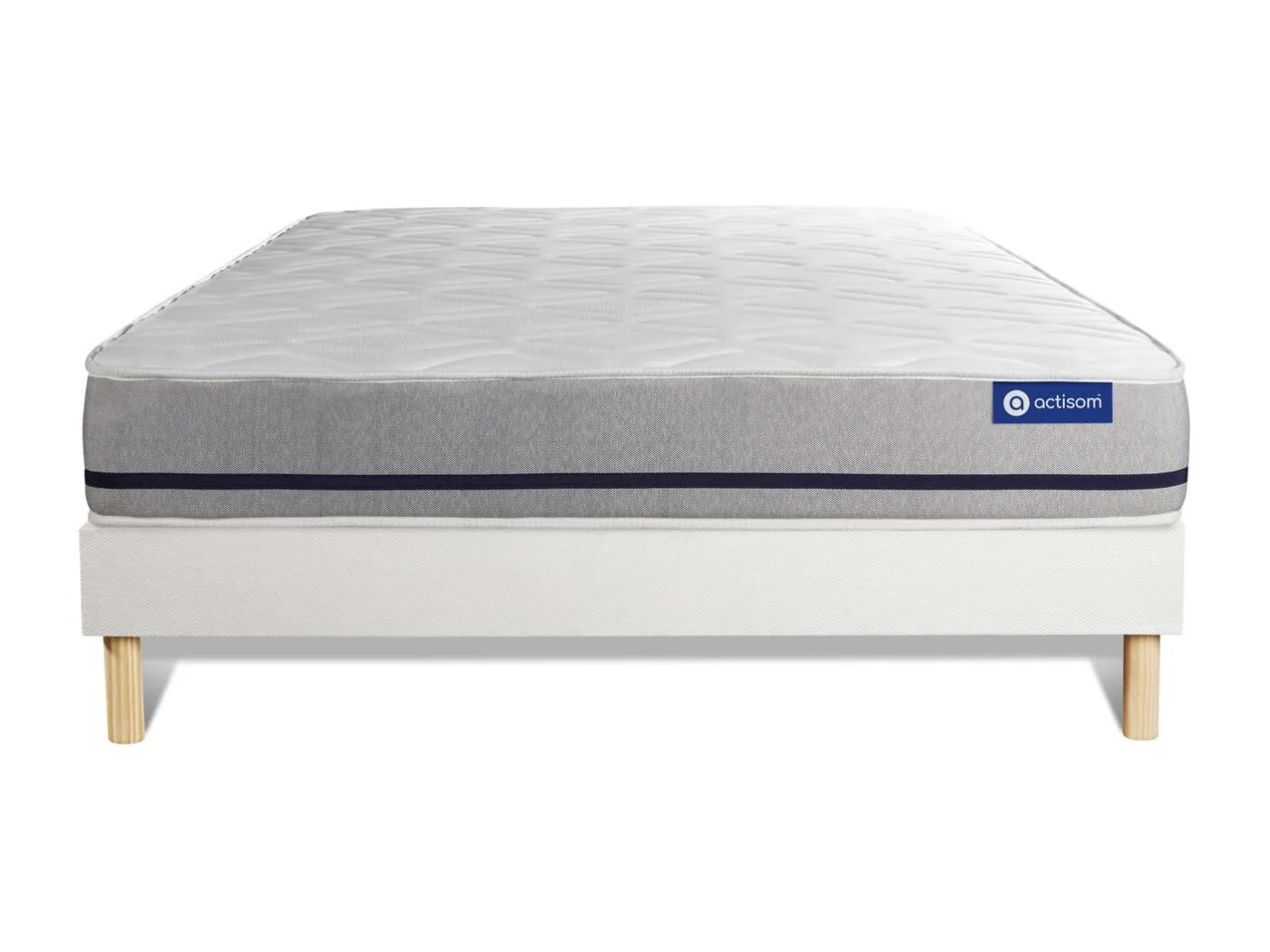 Actiflex soft matratze 160x190cm + Bettgestell mit lattenrost , Härtegrad 3 , Taschenfederkern , Höhe : 20 cm